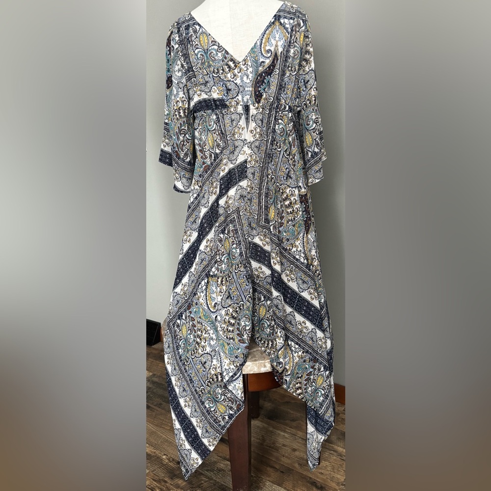 Wrangler Paisley Print Shirt - Blue, White, Yellow - Picture 3 of 3